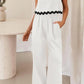 Cotton And Linen Casual Sleeveless Vest Women's Pants Two-piece Set