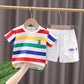 Costume deux pièces à manches courtes pour homme