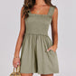 Casual Smocking Overalls Women's Casual All-matching