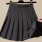 Pleated Short Women's Half High Waist A-line Skirt