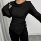 Design Sense Rope Slim Pullover Women