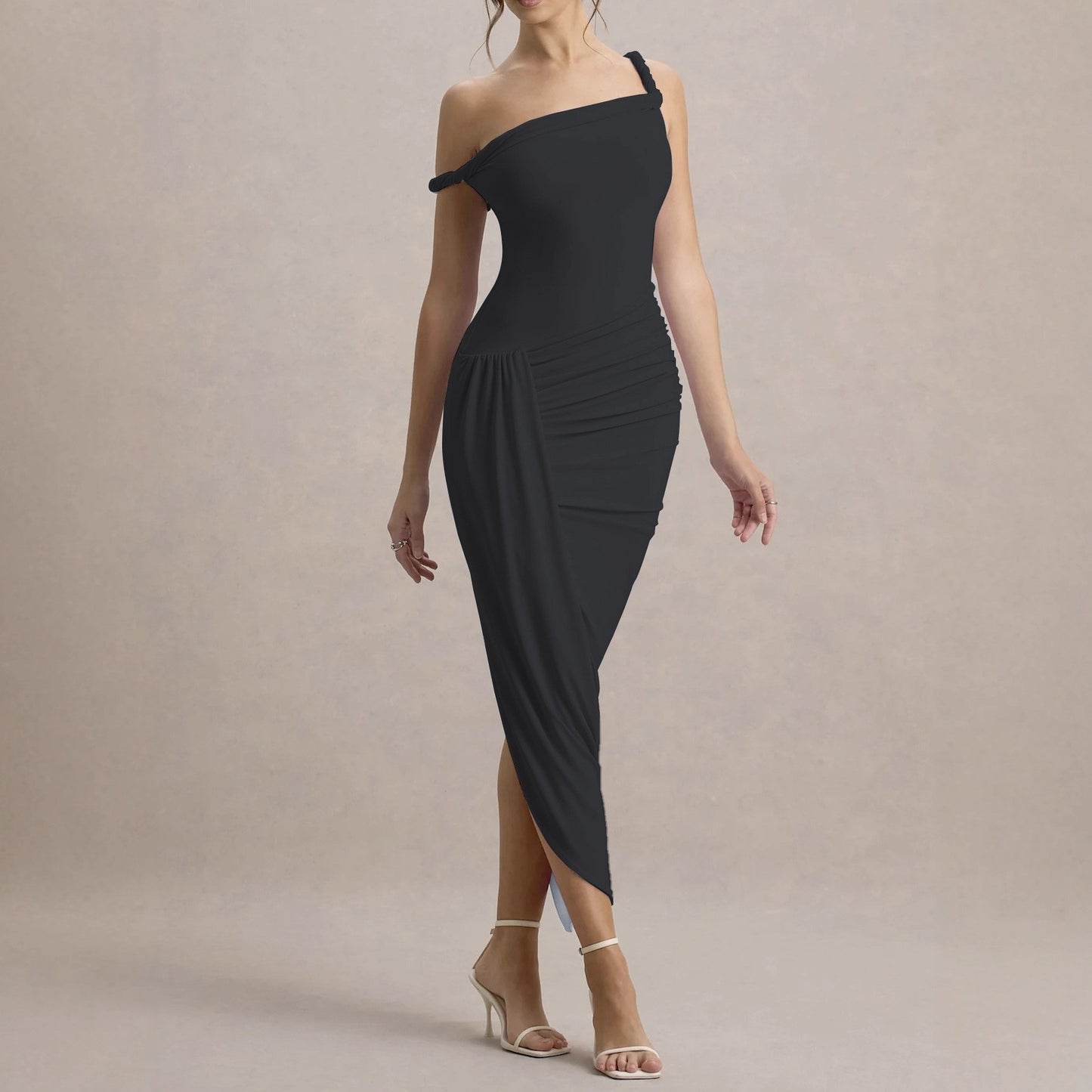 Women's Sexy Pleated Slim-fit Dress