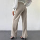 Temperament High Waist Slimming And Straight Casual Trousers