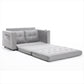 3-in-1 Upholstered Futon Sofa Convertible Sofa Bed,Foldable Tufted Loveseat With Pull Out Sleeper Couch Bed
