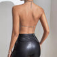 Women's Sequined Backless Chain Vest