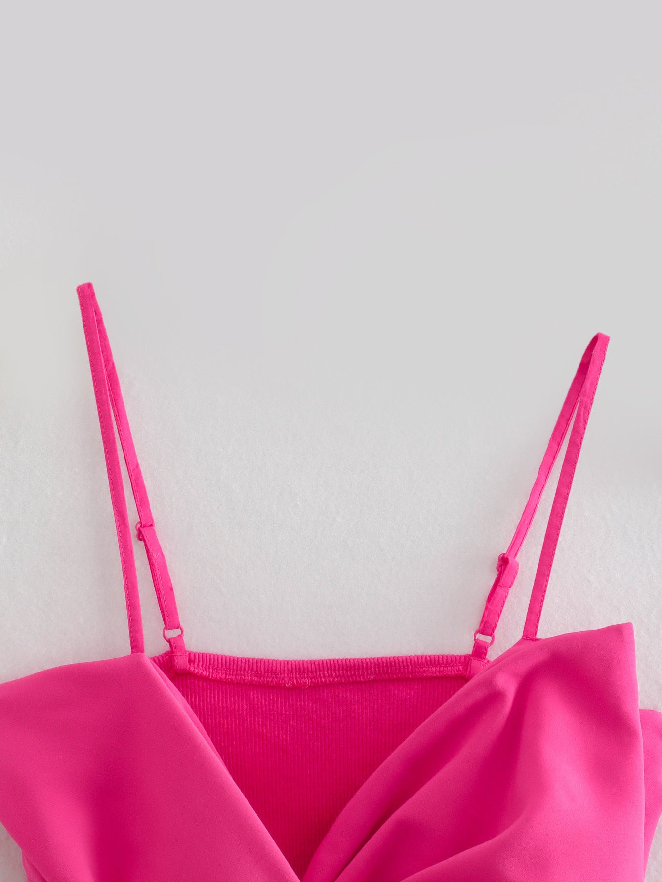 Women's Fashion Bow Trim Short Top Tube Strap