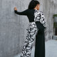 Skinny Long Sleeve Short Sleeve Wide Foot Day Single Print