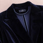 Velvet Outer Coat Plus Size Slim Fit Two-piece Suit