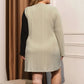 Dual-color Patchwork Irregular Hem Dress
