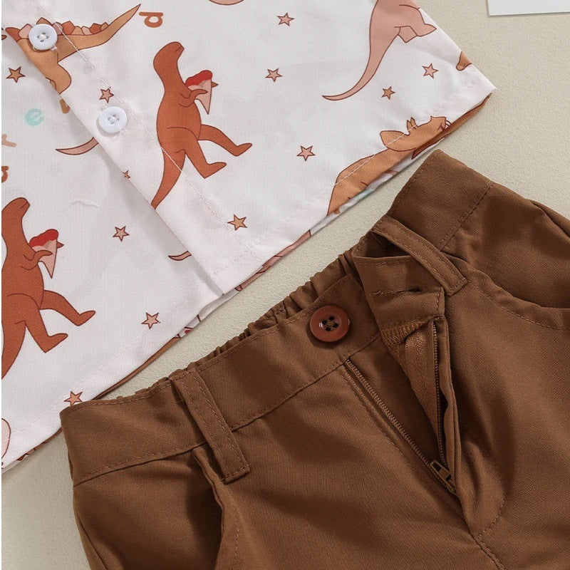 Costume d'été deux pièces pour enfants européens et américains