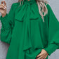 Fashion Bowknot Women's Clothing Loose All-matching Top