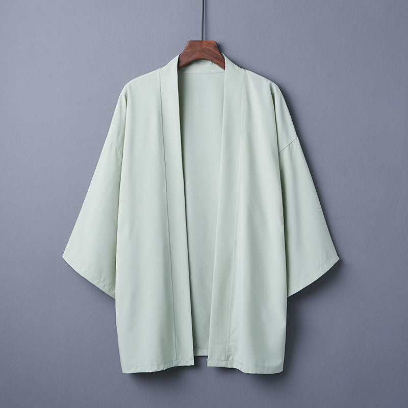 Solid Color Cardigan Summer Shirt For Air Conditioning Room Sun Protection Clothing Tide