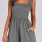 Casual Smocking Overalls Women's Casual All-matching