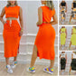 Fashion Casual Urban Leisure Women's Clothing Skirts Suit