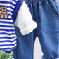 Boys' Sports Sweater Pants Leisure Suit