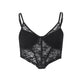 Street Lace V-neck Irregular Spaghetti-strap Top