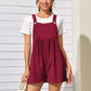 Summer Women's Cotton Linen Sleeveless Jumpsuit