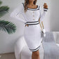 Women's Long-sleeved Sweater Hip Skirt