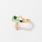 Cute Cartoon Dripping Oil Ins Wind Color Multi-element Single Ring