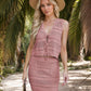 V-neck Casual Loose Vest Knitting Suit Women