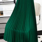 Fashion Women Solid Color Pleated Skirt Female