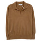 Women's Temperament Simple Lapel Slim Fit Long Sleeve Knit Sweater