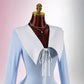 Turn-down Collar Bow-Knot Design Slimming Sweet Cinched Jumpsuit For Women