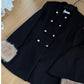 Women's Ring Fashionable Cape Cloak Wool Coat