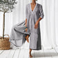 Loose V-neck Long Jumpsuit For Women