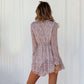 Women's Floral Waist Dress Women's Outer Wear