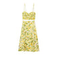 European And American Style Fashionable Simple Blended Printed Short Top