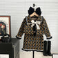 Ensemble deux pièces pull et cardigan tricoté pour enfant
