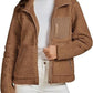 Autumn And Winter Lapel Button Loose Fleece Shirt