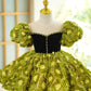 Host Catwalk Piano Performance Costume Green