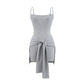 Waist Strap Two-piece Sling Dress Women's Summer Hip Skirt