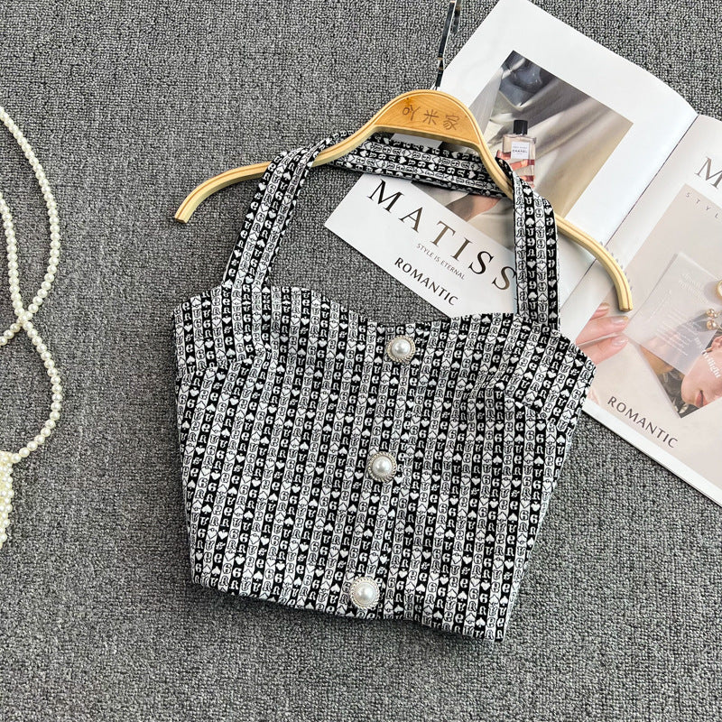 Fashionable Houndstooth Camisole Design Sense