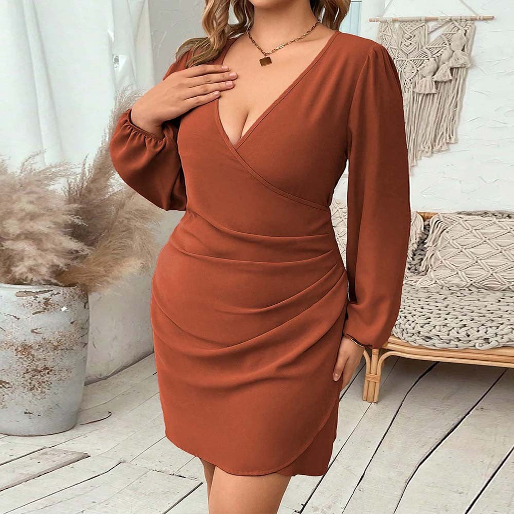 French Elegant Style Autumn And Winter Lady Intellectual Elegant Dress