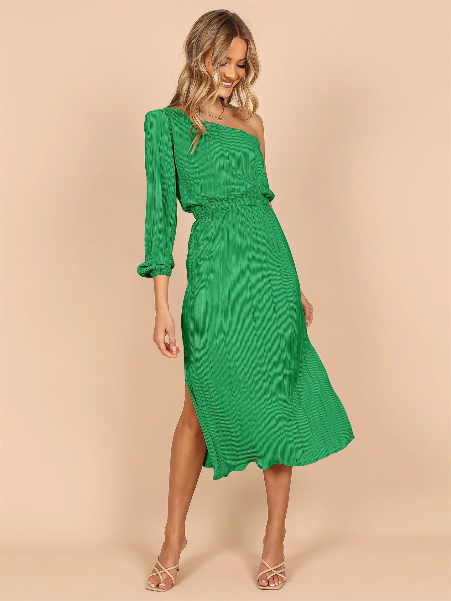 Women's Shoulder European And American Split Skirt