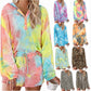 Breathable Long-sleeved Fungus Edge Home Clothes Two-piece Suit