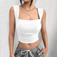 European And American Slimming And Short Color Tube-top Chest-wrapped Vest