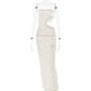 Womens Stylish Hollowed-out Slit Tube Dress
