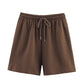 Short Sleeve Double-sided Cloth Sweater Pants
