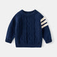 Pull de couleur unie pour enfants