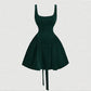 Elegant, Aristocratic Butterfly-print Slip Dress