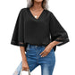 Temperament Commuter Cutout Shirt Top