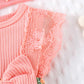 Jolie jupe imprimée pour bébé fille avec foulard