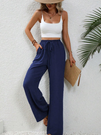 Women's Wide-legged Pants Casual Trousers
