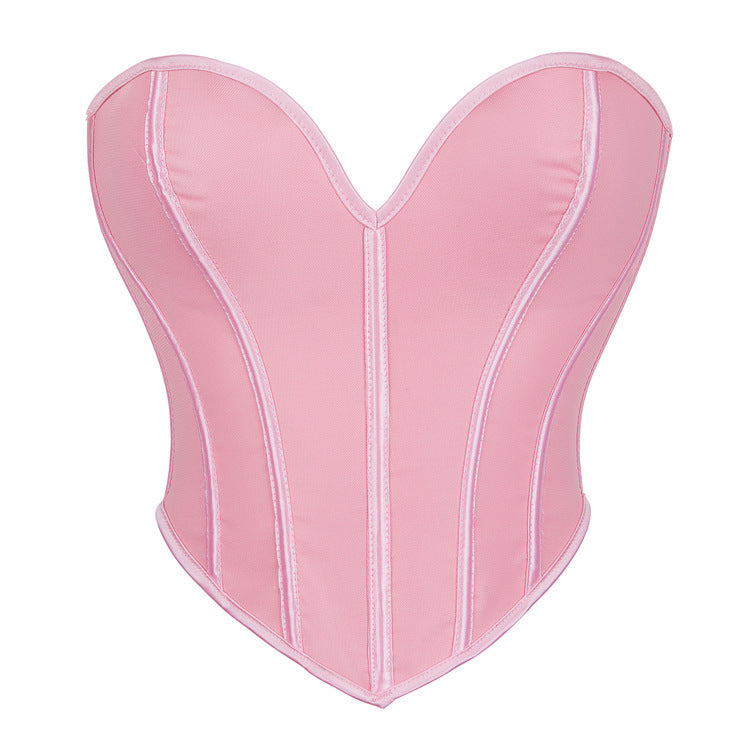Women's Black Matte Tube Top