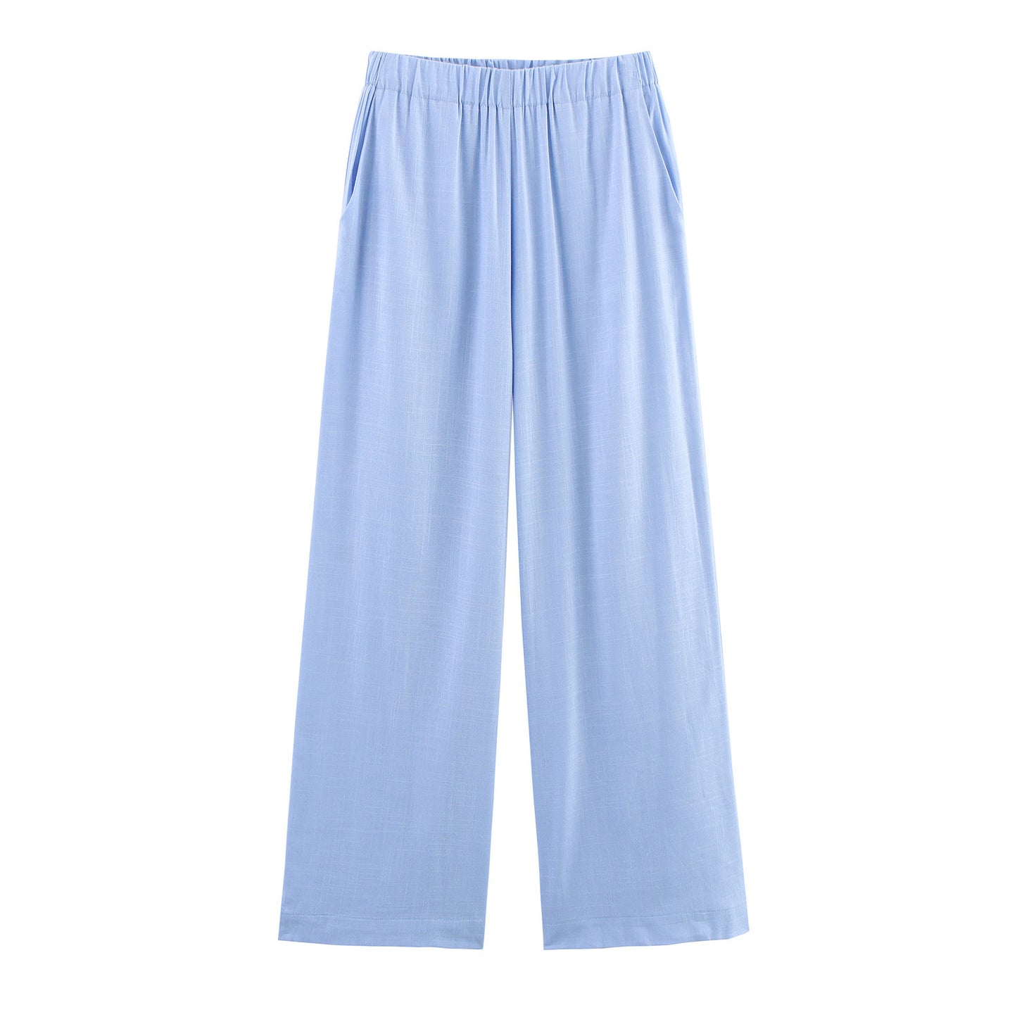 Pleated Cardigan Suit Jacket Wide Leg Pants Suit