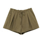 European And American Tuyere Pocket Decoration Short Shirt Leisure Skirt